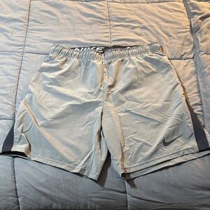 Nike Men's Light Gray Athletic Shorts